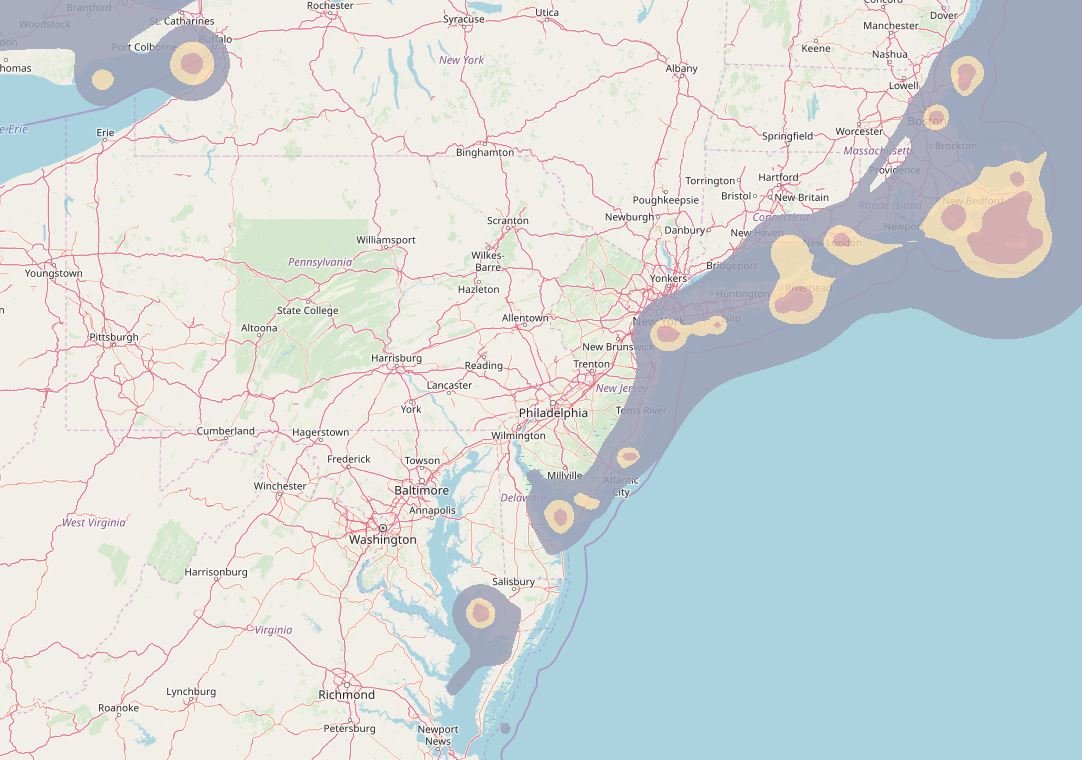 diving bird migration