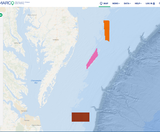 BOEM Central Atlantic Final Wind Energy Areas Added to Portal