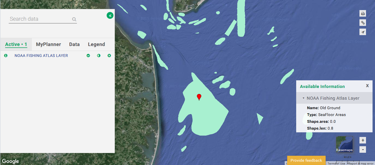 Full fishing atlas layer